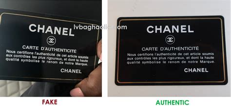 fake chanel receipt|authenticity card chanel.